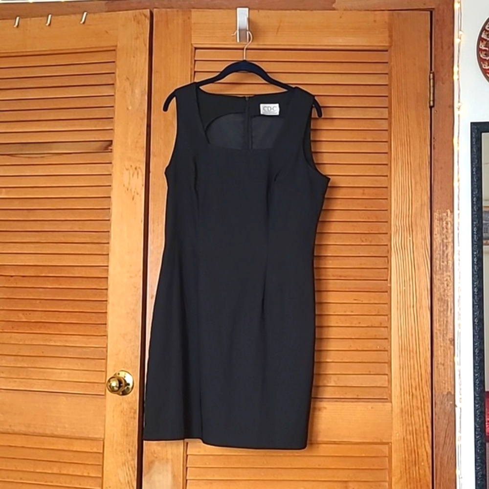 CDC 90s black mini dress